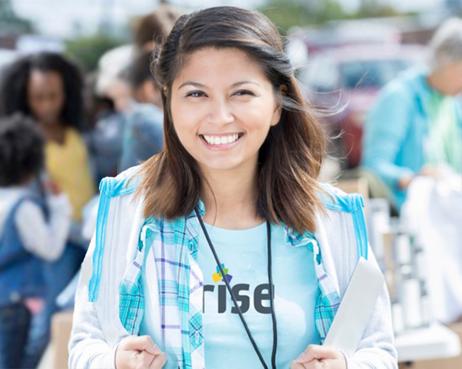 picture of girl at community event