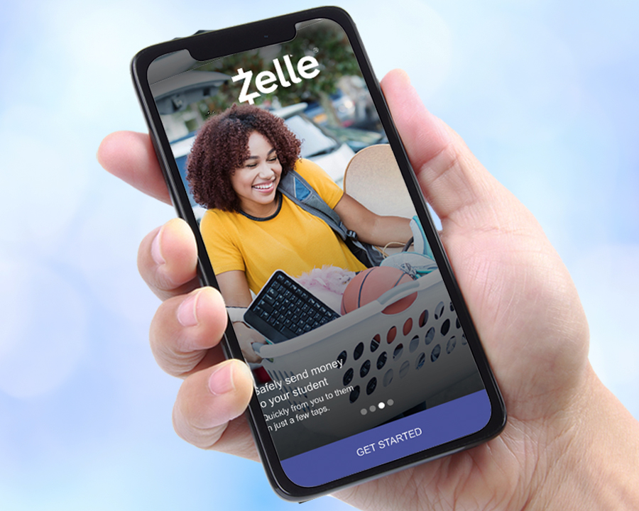 mobile phone with zelle